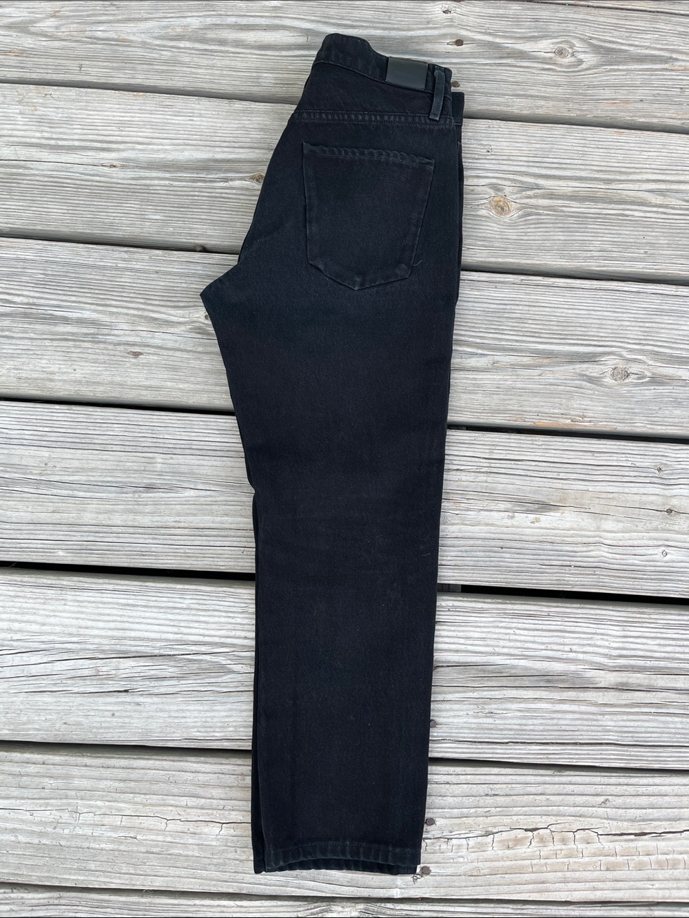 Goldsign Black Straight-Leg Women's Jeans